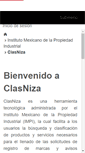 Mobile Screenshot of clasniza.impi.gob.mx